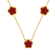 Andalusia Set Necklace Red Jewelry Sets