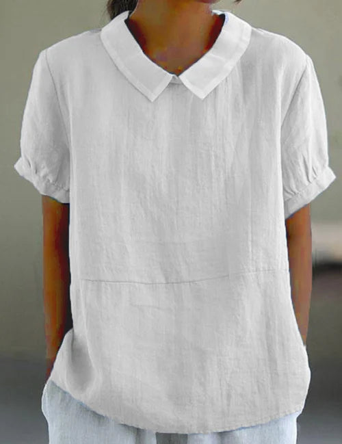 Amalie | Cotton Shirt White Shirt