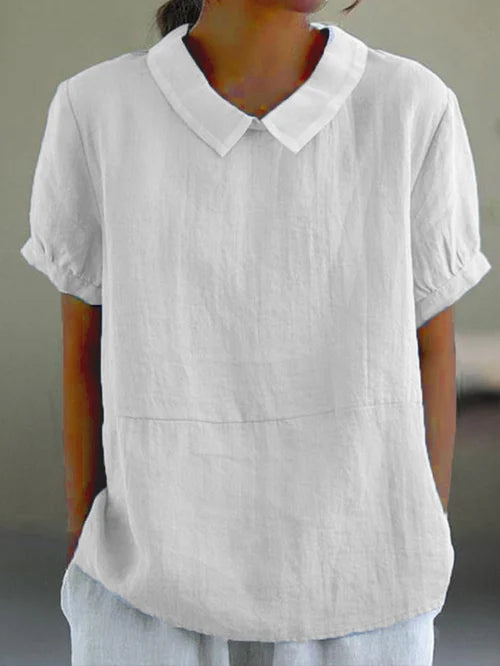 Amalie | Cotton Shirt White Shirt