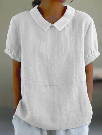 Amalie | Cotton Shirt White Shirt