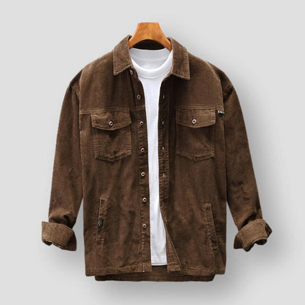 James | Cord shirt Brown Shirts