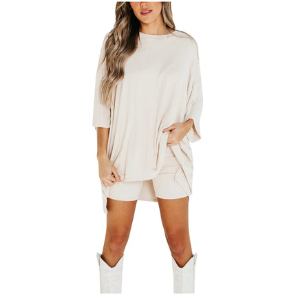 Stylish Summer Shorts Suit for Women - Comfortable Fashion White Dresses