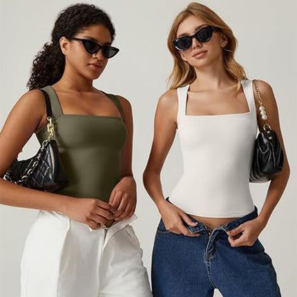 Women's Square Neck Tank Top Tank Top