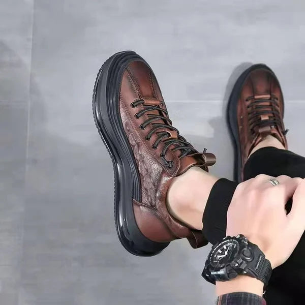 Men's Leather Air Cushion Sneakers shoes