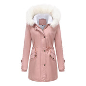 Women's Premium Winter Parka Coat Pink Winter Parka Coat