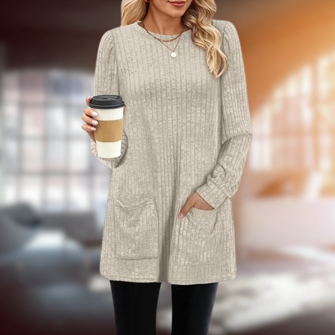 Colina | Elegant Pullover Apricot