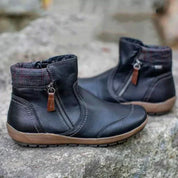 Premium Zipper Orthopedic Waterproof Boots Black AW/2