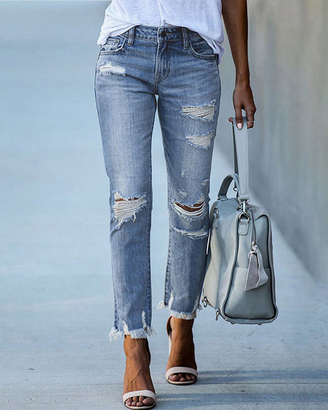 Kirra | Comfortable women's jeans Light blue Pants