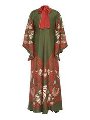 Elegance Dazzling Print Maxi Dress Dresses