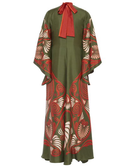 Elegance Dazzling Print Maxi Dress Dresses