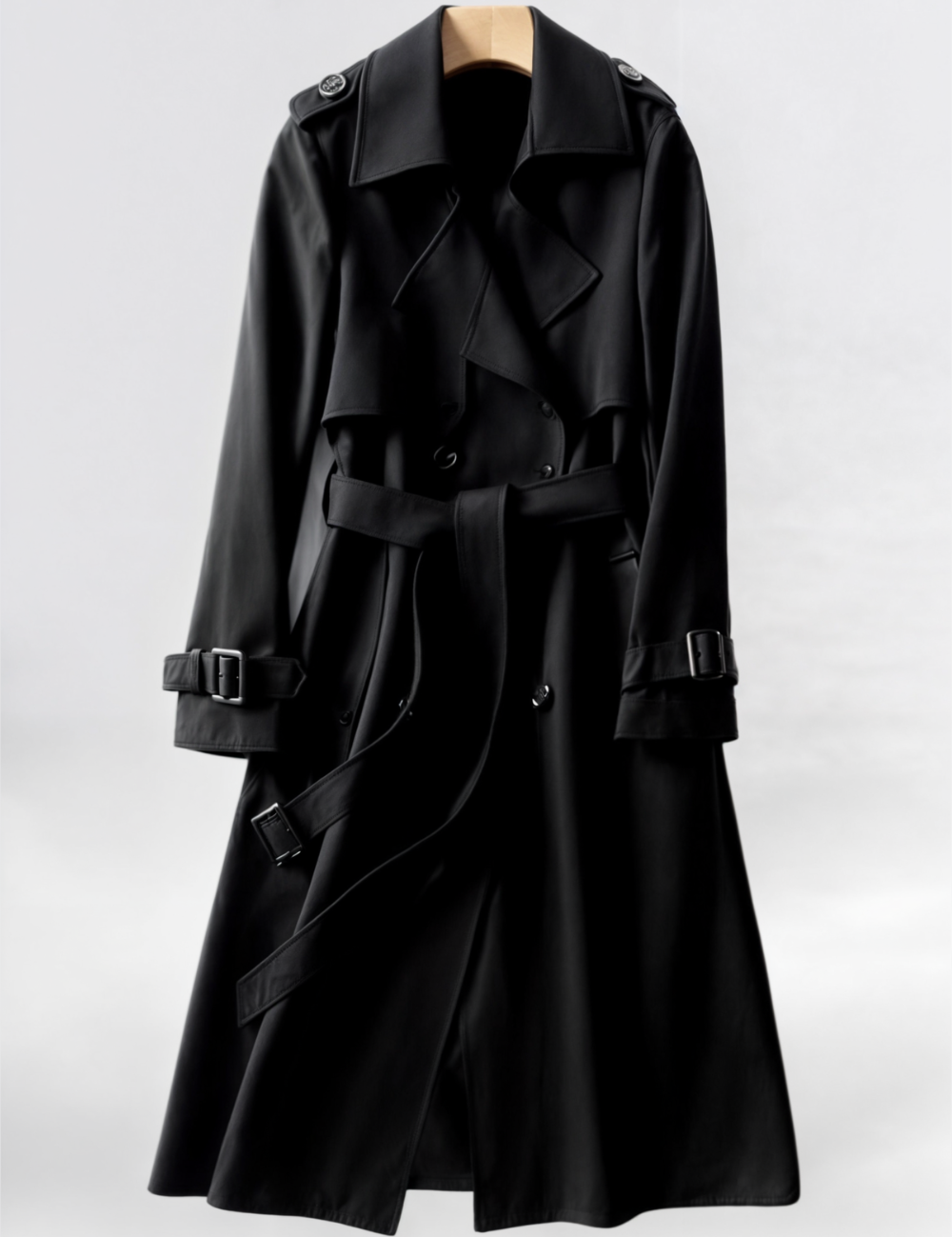 Beatrice Classic Trench Black