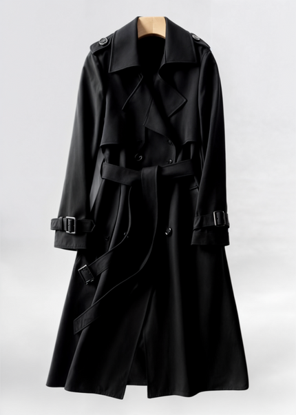 Beatrice Classic Trench Black