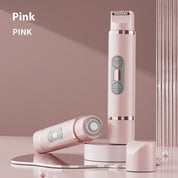 2-in-1 Electric Dual-Head Women's Hair Remover Pink Women's Accessories