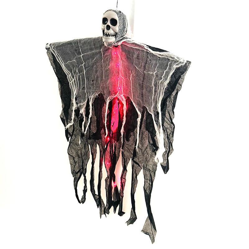 Spooky Hanging Ghost Decoration Red Holiday Decoration