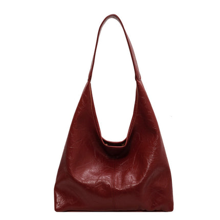 Fashionable Large Capacity Casual Tote Bag Red Tote Bag
