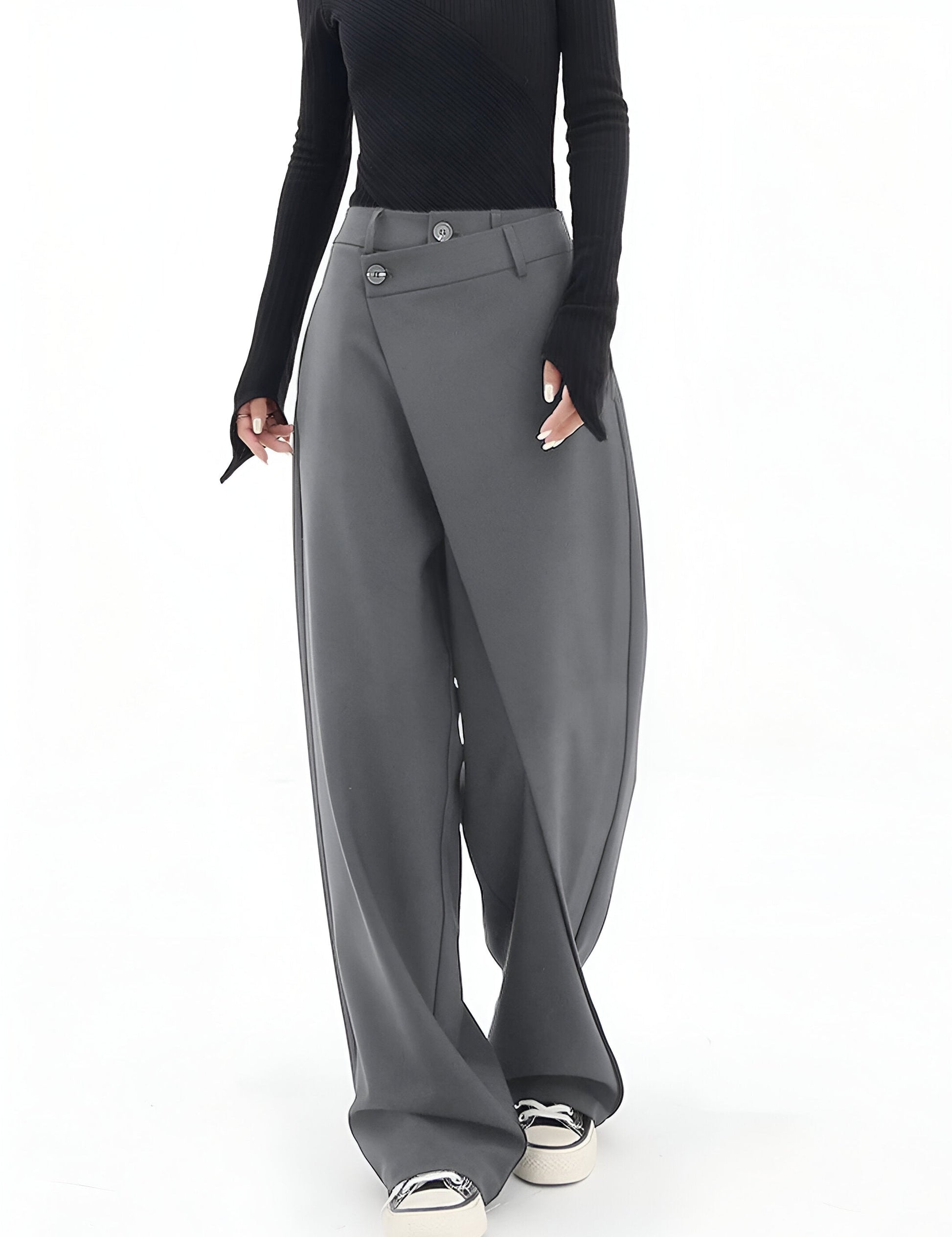 Ingrid | Modern Pants Gray