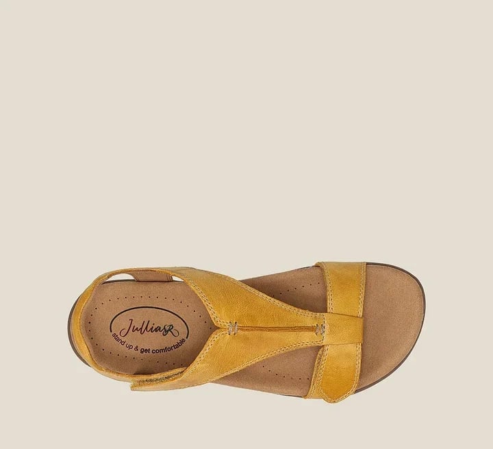Adjustable Leather Orthopedic Sandals With Arch Support Women Sandals