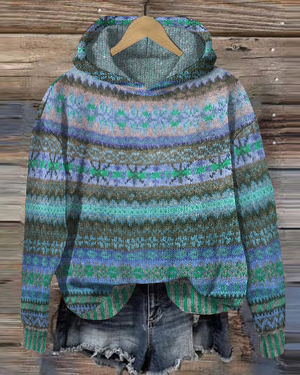 Avril™ Women's Norwegian-Style Sweater Blue Sweater