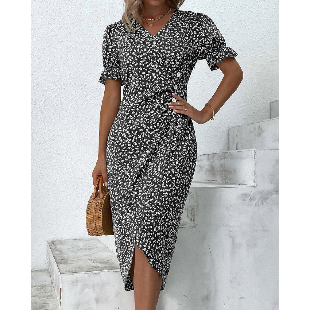 Florence | Flattering Wrap Dress Casual Dresses