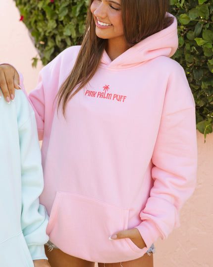 Classic Puff Hoodie in Pink