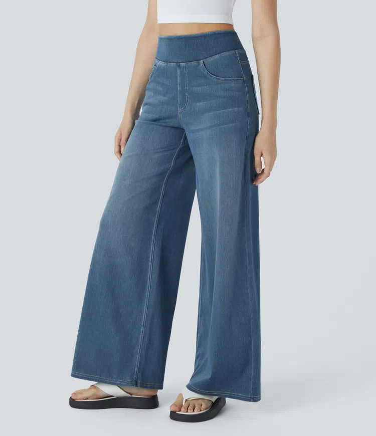 Mel | Comfortable high-waisted jeans Pants