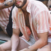 Summer Waffle-Cool Men’s Shirt Shirts