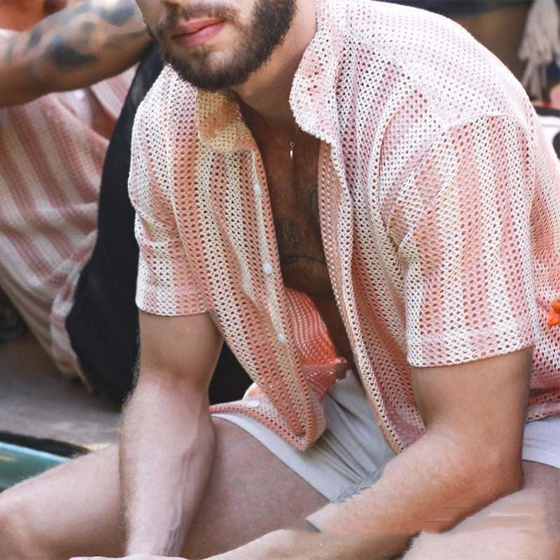 Summer Waffle-Cool Men’s Shirt Shirts