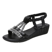 Nova- Crystal Orthopedic Sandals With Handmade Details