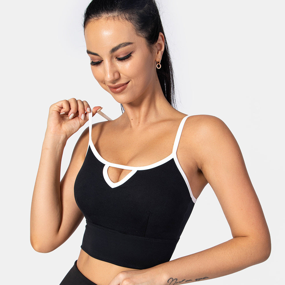 Women's Push‑Up Ice‑Silk Sports Bra Bra