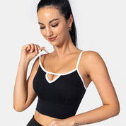 Women's Push‑Up Ice‑Silk Sports Bra Bra