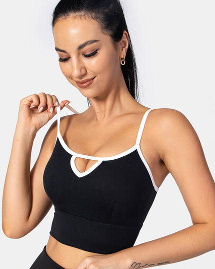 Women's Push‑Up Ice‑Silk Sports Bra Bra