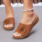Women's Flower Wedge Sandals Sandals