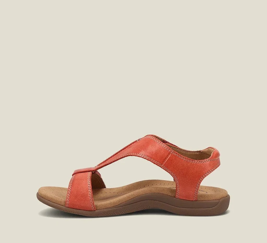 Adjustable Leather Orthopedic Sandals With Arch Support Women Sandals