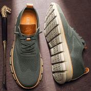 Edward - Urban Trainers Olive Green Shoes