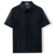 Men's Summer Knitted Polo Shirt Shirts