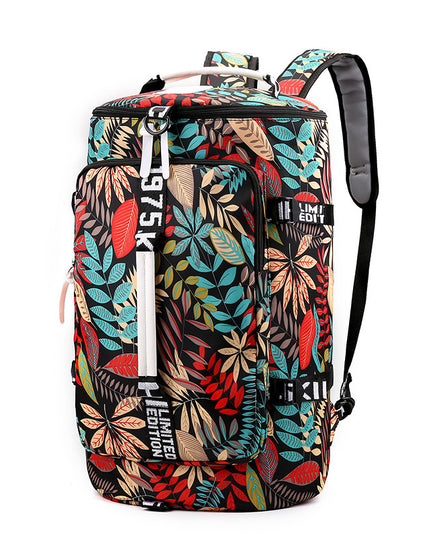 Waterproof Gym & Travel Sport Backpack Red maple leaf Backpack