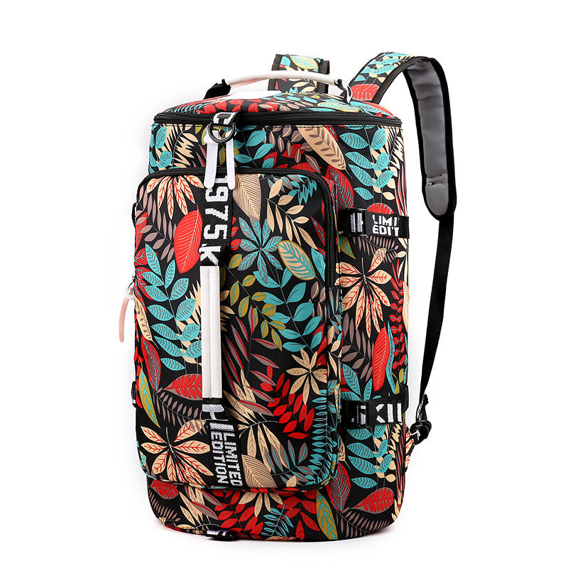 Waterproof Gym & Travel Sport Backpack Red maple leaf Backpack