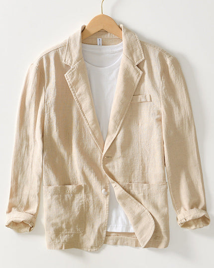 Mabry | Cotton Blazer Khaki