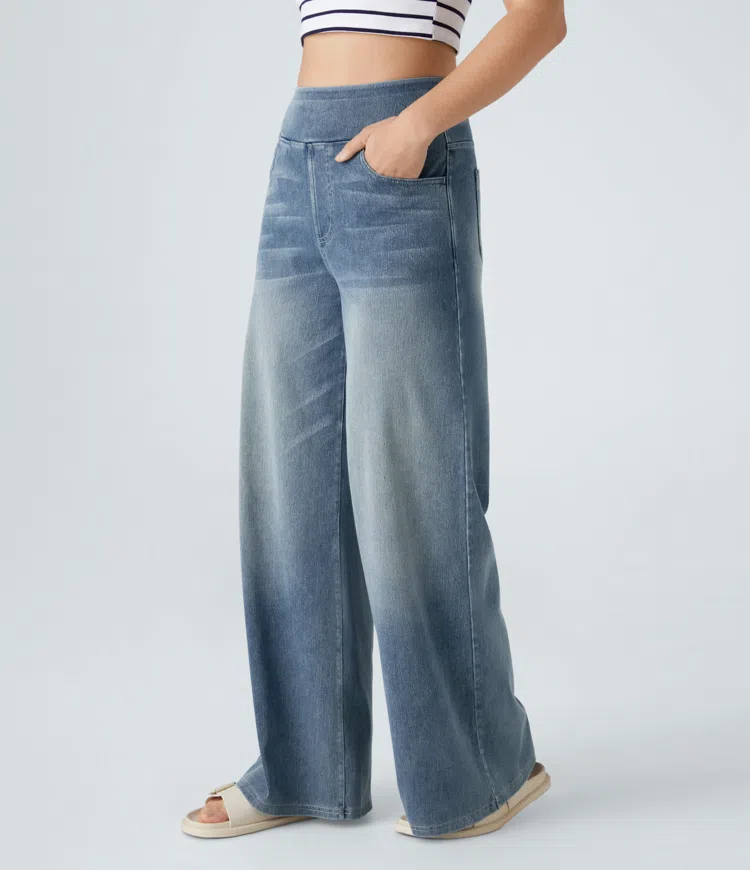 Mel | Comfortable high-waisted jeans Pants