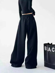 Oversized Wide Leg Drawstring Pants