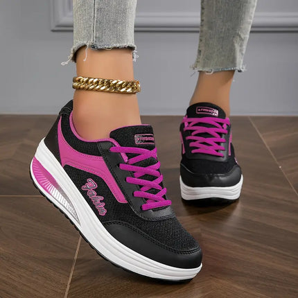 Sloane | Orthopedic Sneakers Black pink Shoes