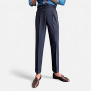 Men’s High-Rise Tailored Trousers Pants