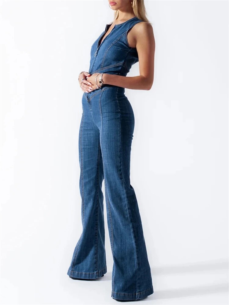 Beth | Denim Jumpsuit Jumpsuits