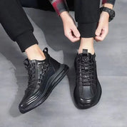 Men's Leather Air Cushion Sneakers shoes