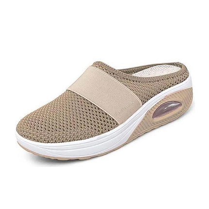 Women's Orthopedic Walking Shoes Khaki Shoes