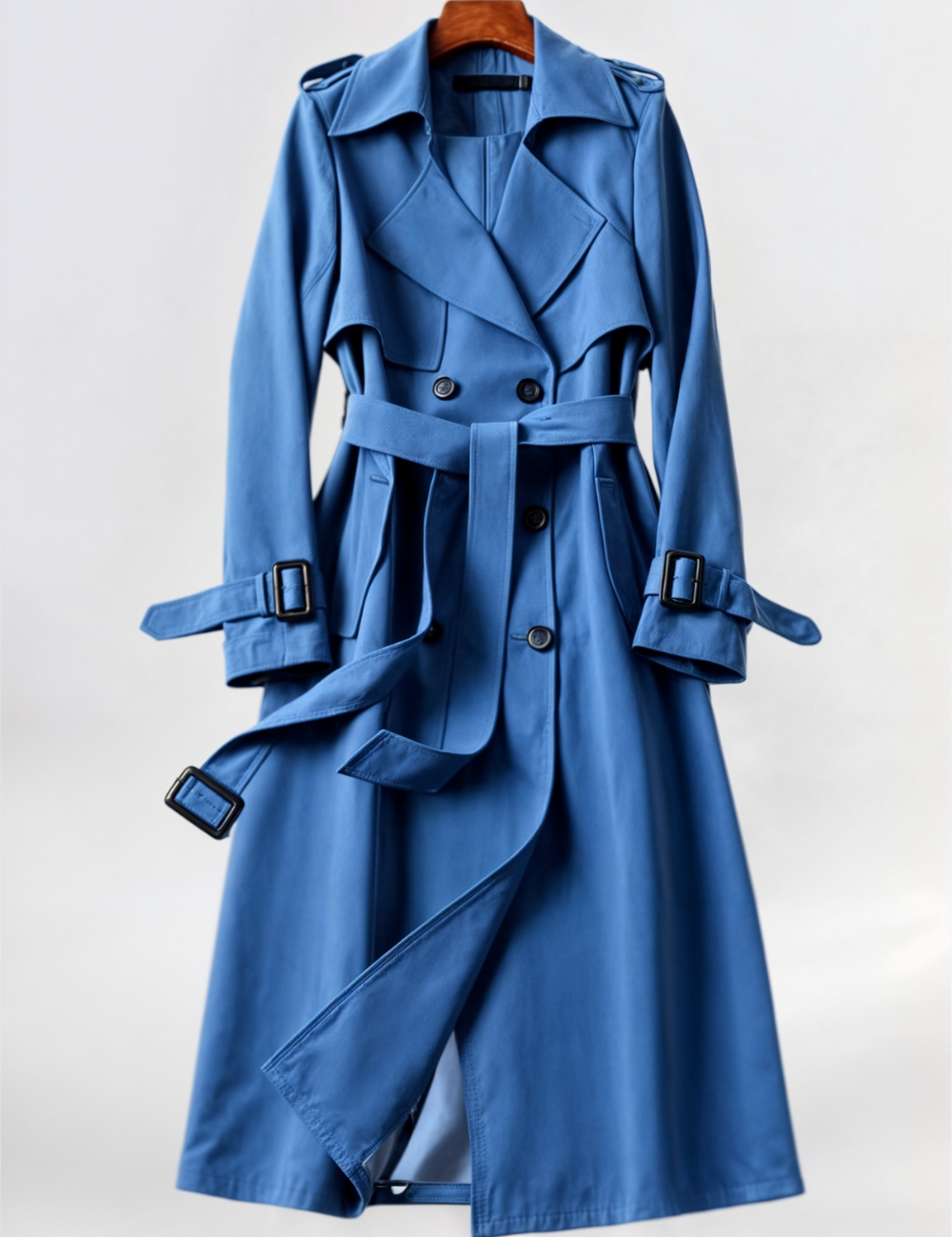 Beatrice Classic Trench Blue