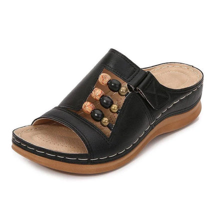 Women's Orthopedic Summer Sandals Black Orthopedic Sandals