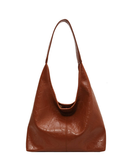 Fashionable Large Capacity Casual Tote Bag Light Brown Tote Bag