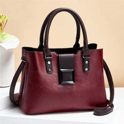 Big Buckle Handbags Red Big Buckle Handbags