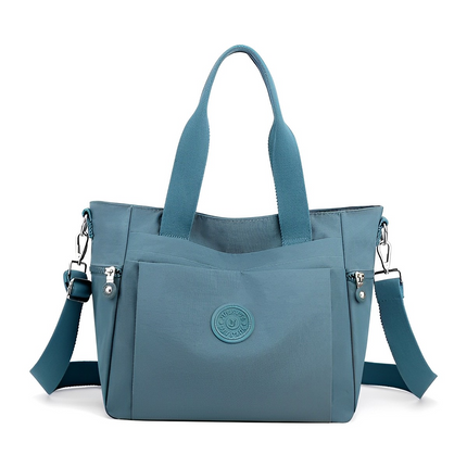 Elegant Women's Quilted Shoulder Bag Blue Handbags